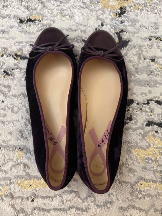 Marc Fisher Shoes - Marc Fisher Velvet Ballet Flats in Deep Plum